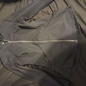 Black Zip-Up Compression Jacket